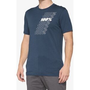 100% T-shirt 100% NORD krótki rękaw slate blue roz. L (NEW)