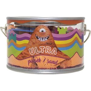 Epee Piasek UltraPiasek puszka 200g 5 foremek pomarańczowy foremki Zamek