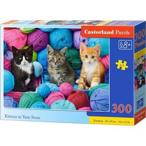 Castorland Puzzle 300 Kittens in Yarn Store CASTOR