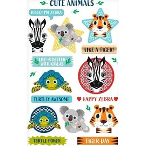 Herlitz Naklejki ozdobne Cute Animals 3szt.