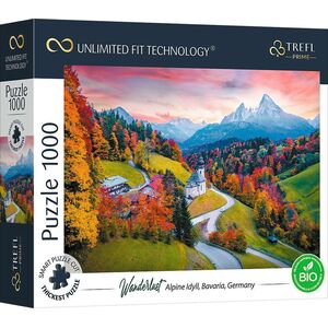 Trefl Puzzle 1000 Alpejska Sielanka Bawaria, Niemcy Unlimited Fit Technology