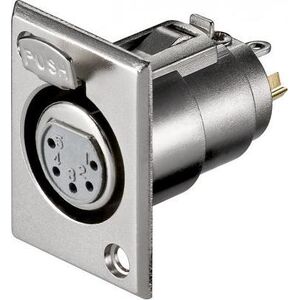 Goobay Zalane gniazdo mikrofonowe, 5 Pin - Styki 5 Pin