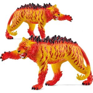 Figurka Schleich Tygrys z lawy