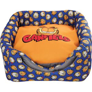 Garfield Legowisko dla kota domek, pomarańczowo-niebieskie, 37x37x37cm (GR-6473)