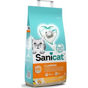 Żwirek dla kota Sanicat Clumping Wanilia 8 l