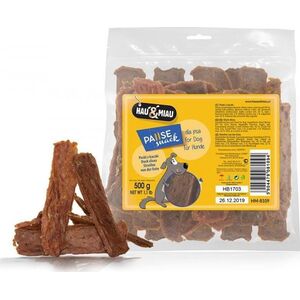 Hau&Miau Pausesnack przysmak dla psa, paski z kaczki 500g