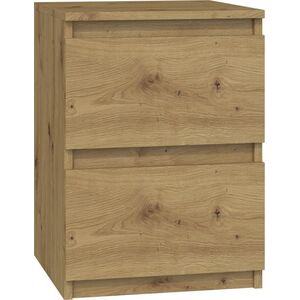 Topeshop M2 MALWA STOLIK NOCNY 2 SZUFLADY ARTISAN