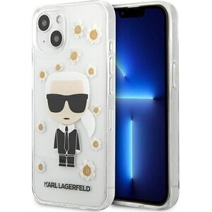 Karl Lagerfeld Karl Lagerfeld KLHCP13SHFLT iPhone 13 mini 5,4" przezroczysty/transparent Flower Ikonik Karl