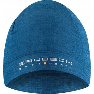 Brubeck HM10180 Czapka wełniana dwuwarstwowa unisex EXTREME WOOL jeansowy S/M
