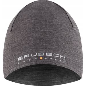 Brubeck HM10180 Czapka wełniana dwuwarstwowa unisex EXTREME WOOL stalowy S/M