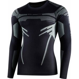 Brubeck LS15700 Bluza męska DRY czarny/grafitowy M