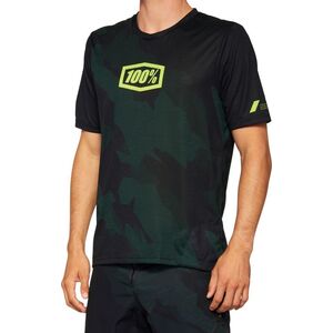 100% Koszulka męska 100% AIRMATIC LE Jersey krótki rękaw black camo roz. L (NEW 2022)