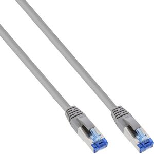 InLine InLine® Patch Cable S/FTP PiMF Cat.6A halogen free 500MHz grey 0.3m