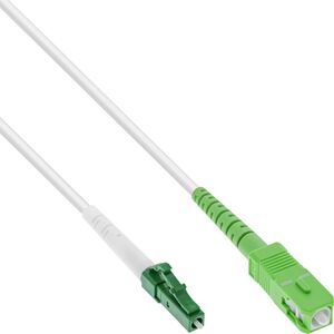 InLine InLine® Fiber Optical Simplex Cable, FTTH, LC/APC 8° to SC/APC 8°, 9/125µm, OS2, 2m