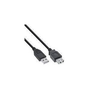Kabel USB InLine USB-A - USB-A 2 m Czarny (34602B)