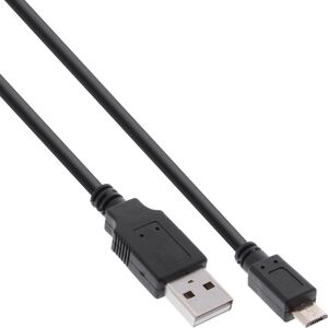 Kabel USB InLine USB-A - micro-B 1.8 m Czarny (31718Q)