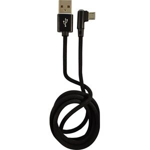 Kabel USB LC-Power USB-A - microUSB 1 m Czarny (31332B)