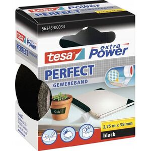 Tesa tesa extra Power Perfect Gewebeband 2,75m 38mm schwarz