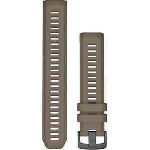 Garmin Pasek silikonowy na nadgarstek - seria Instinct 2 (jasnobrązowy / grafitowa sprzączka) (010-13105-07)