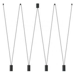 Lampa wisząca Nowodvorski Czarna lampa wisząca More Tone 7822 minimalistyczna do sypialni
