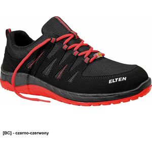 Elten Batai ELTEN Maddox Black Red Low ESD S3 SRC, juodi/raudoni 46