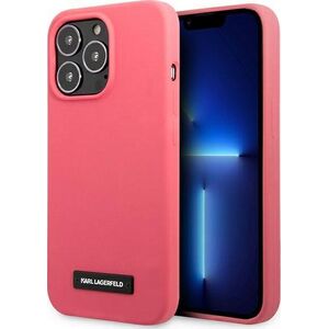 Karl Lagerfeld Karl Lagerfeld KLHCP13XSLMP1PI iPhone 13 Pro Max 6,7" hardcase fuksja/fuchsia Silicone Plaque