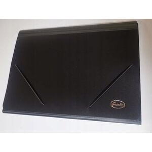 Forofis Teczka z gumką rozszerzana A4 FOROFIS 91183 czarna PP 0.7mm 12 kieszeni