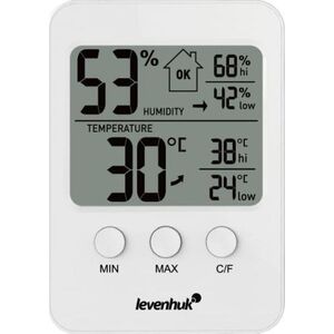 Stacja pogodowa Levenhuk Termohigrometr Levenhuk Wezzer BASE L30, biały