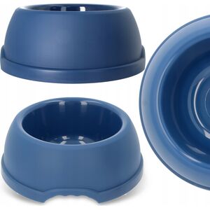 Barry King Miska plastikowa dla psów XXL, 3L, granatowa, śr. 32,5cm,
