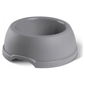 Barry King Miska plastikowa dla psów XXL, 3L, szara, śr. 32,5cm,