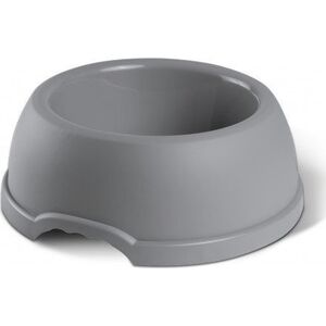 Barry King Miska plastikowa dla psów i kotów XS, 0,25L, szara, śr. 15cm,