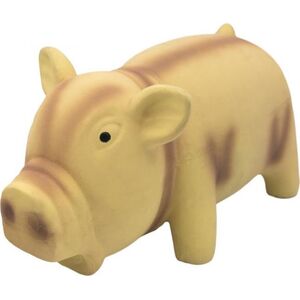 Barry King Świnka, zabawka dla psa, latex, beżowa, z dźwiękiem, 15cm