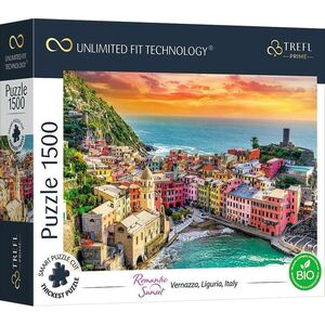 Trefl Puzzle 1000 Vernazza, Liguria Włochy Unlimited Fit Technology
