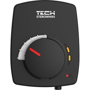 Tech Siłownik z 3-punktowym sygnałem 230V AC, czas obrotu 120s, z przewodem 1,5m czarny