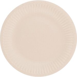 GoDan Talerzyki papierowe jednokolorowe jasnorózowe 18 cm 6 szt. Godan
