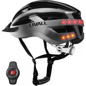 Livall Smart Kask MTB MT1 Neo Intercom/LED/SOS/BT r. 58-62cm szary