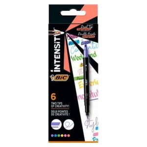 Bic BIC Intensity Dual Tip Highlighter mix (6szt)