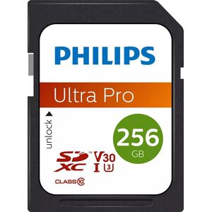 Karta Philips Ultra Pro SDXC 256 GB Class 10 UHS-I/U3 V30 (FM25SD65B/00)
