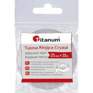 Titanum Taśma biurowa Crystal 25mm 33m Titanum