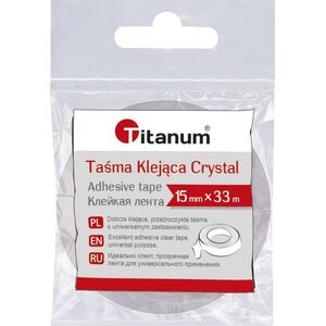 Titanum Taśma biurowa Crystal 15mm 33m Titanum