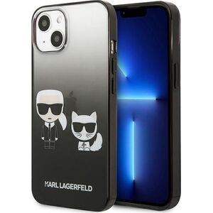 Karl Lagerfeld Karl Lagerfeld KLHCP13STGKCK iPhone 13 mini 5,4" hardcase czarny/black Gradient Ikonik Karl & Choupette