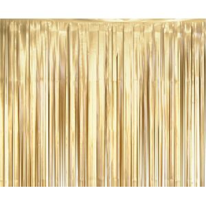 GoDan Kurtyna matowa jasnozłota 100x200cm
