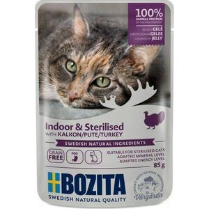Bozita BOZITA KOT INDOOR and STERILISED INDYK SASZETKA 85G 3643