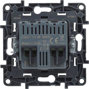 Legrand Ściemniacz obrotowy Legrand Niloe Step 863552 do żarówek i halogenów 5-300W czarny