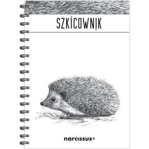 Narcissus Szkicownik B5/60K na spirali - Jeż