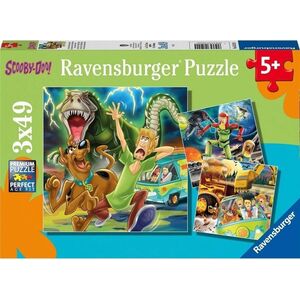 Ravensburger Puzzle dla dzieci 3x49 Scooby Doo