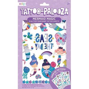 Kolorowe Baloniki Tatuaże zmywalne Tattoo Palooza - Syrenki