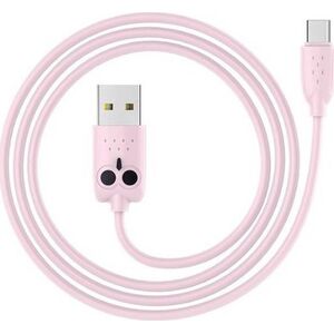 Kabel USB Hoco USB-A - USB-C 1 m Różowy (6957531093718)