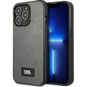 Karl Lagerfeld Karl Lagerfeld KLHCP13XSFMP2DG iPhone 13 Pro Max 6,7" hardcase srebrny/silver Saffiano Plaque