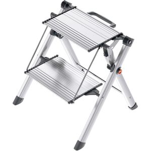 Hailo Hailo Drabinka 2-stopniowa Mini Comfort, 45 cm, aluminium, 4310-100